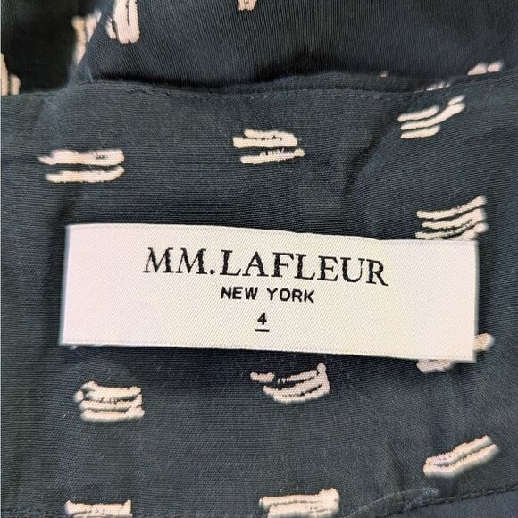 MM Lafleur 4 Tulip Green White Polka Dot Skirt Retro Whimsigoth Dark Feminine - Picture 2 of 8